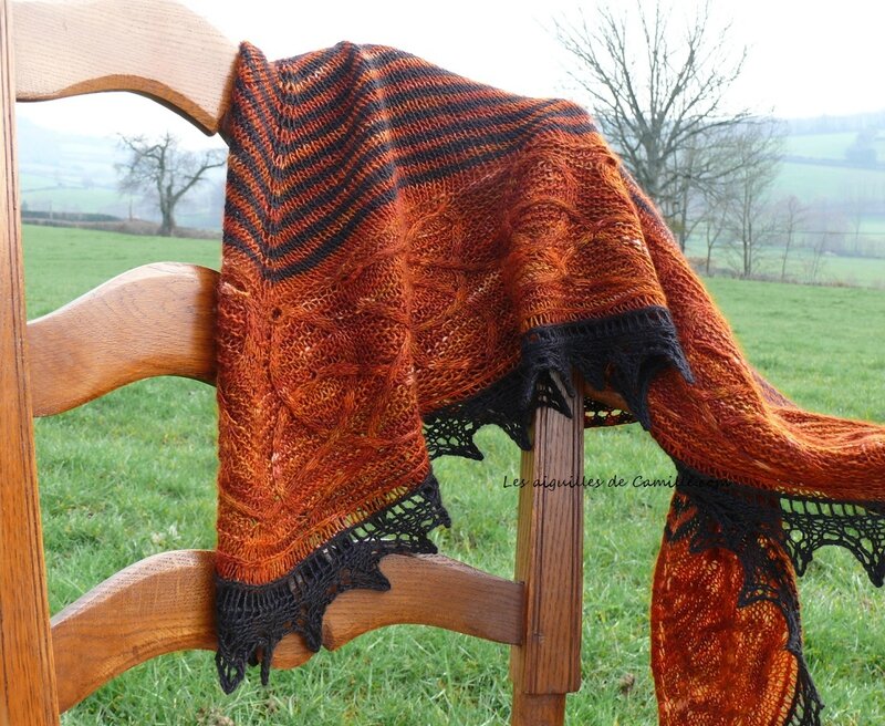 Ishneich Manos del Uruguay Rust & black 2