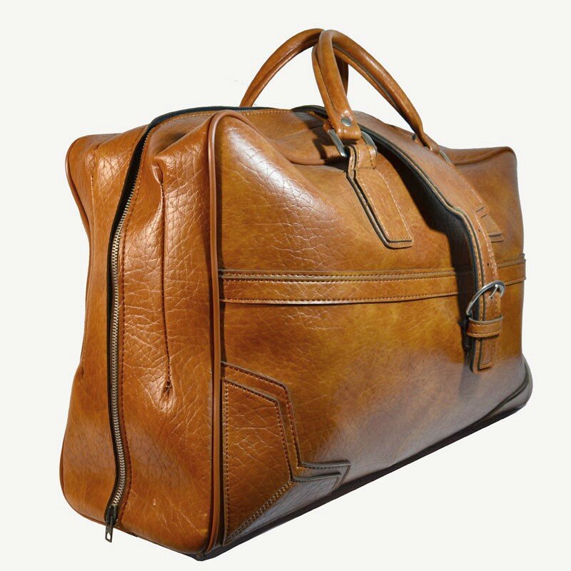 bagage-xxl-en-simili-cuir-camel-vintage