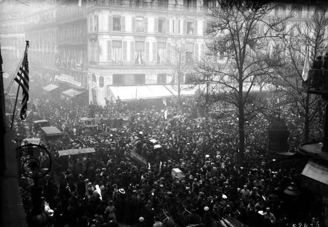 Bld Montmartre 11 nov 1918