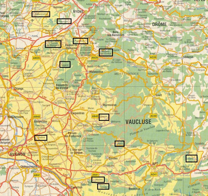 CARTE VAUCLUSE