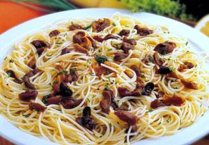 Spaghettis aux oursins