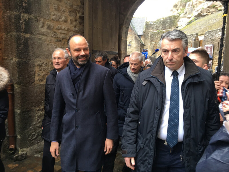 Premier ministre_Edouard Philippe_Mont-Saint-Michel_mars_2019_déplacement