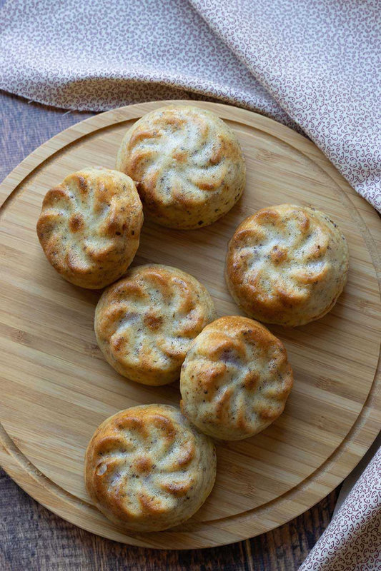 Bouchees-a-la-moutarde-et-au-jambon-blanc-sans-gluten-moule-petites-marguerites-Demarle-Flexipan-1
