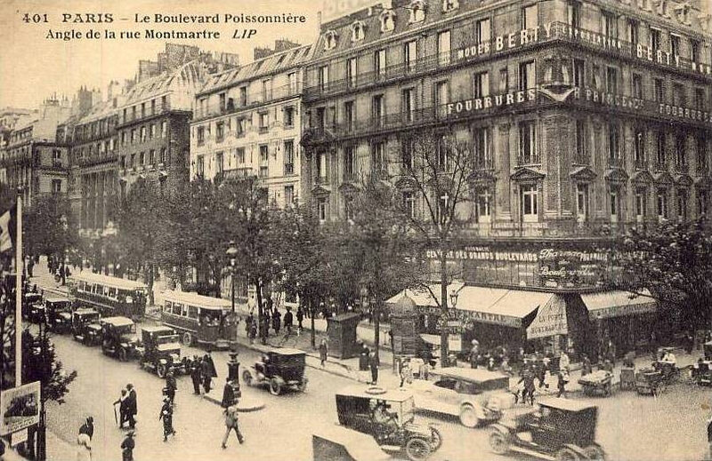 CPA Paris Boulevard Poissonnière