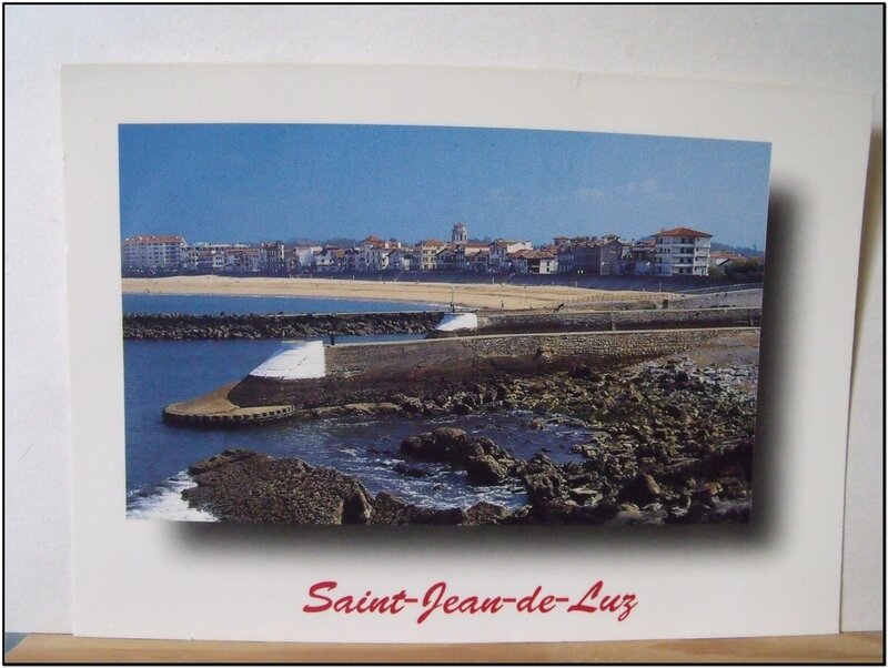 St Jean de Luz - entrée du port - datée 1988