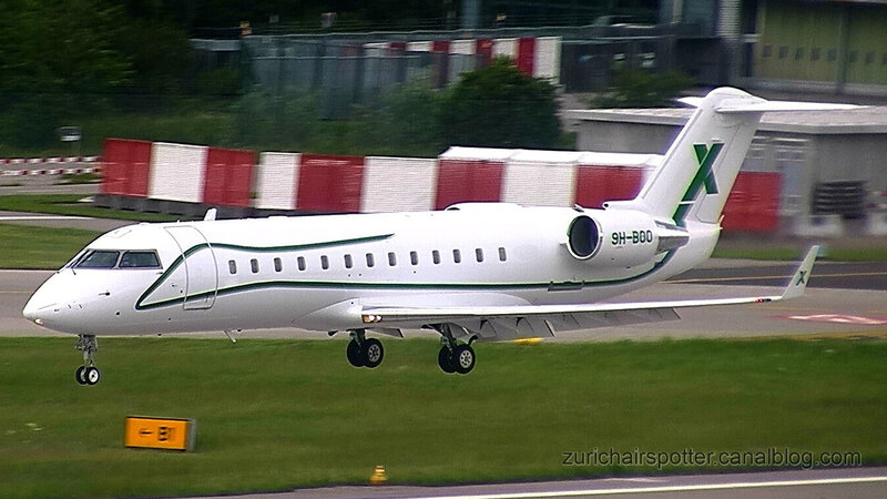 Bombardier Challenger 850 (9H-BOO) Air X Charter