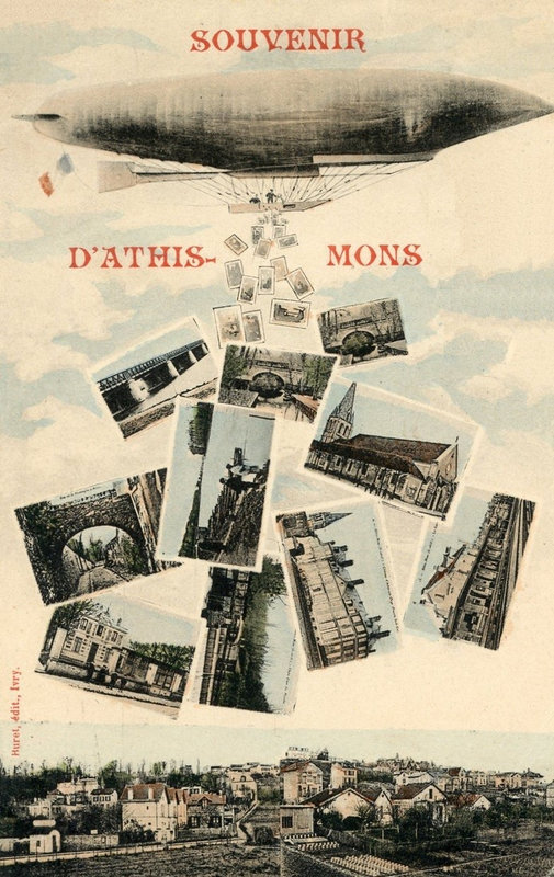 CPA Athis-Mons Multivues