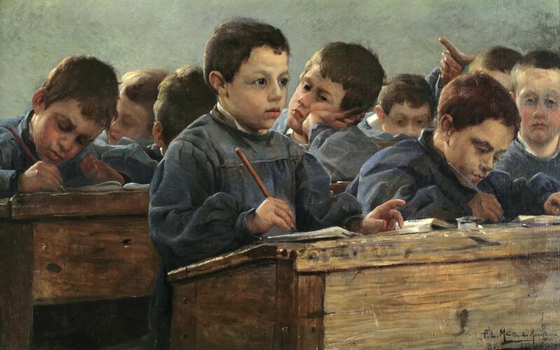 P_L_Martin_des_Amoignes_In_the_classroom_1886