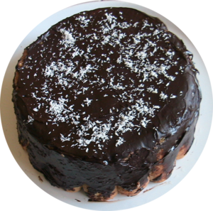 Charlotte glacée chocolat vanille recettes dessert Charlotte glacée chocolat vanille