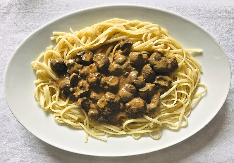 rognons de veau à la moutarde