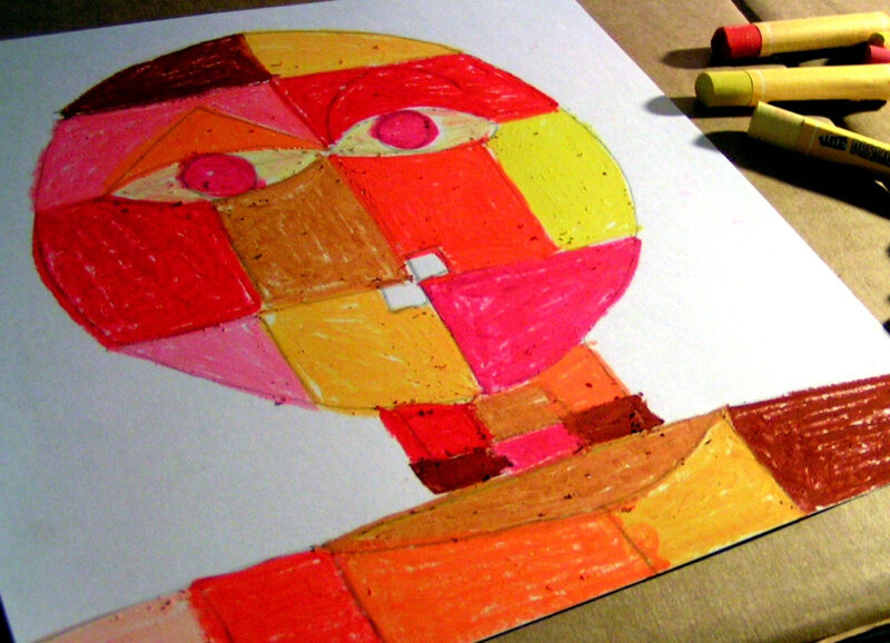 5-Chaud Froid-Portraits inspiration Paul Klee (79)