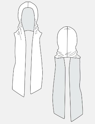 Named Patterns - Nuna j hood scarf
