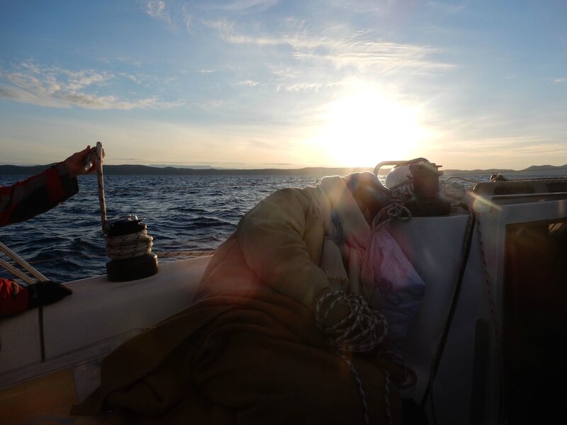 Lever du soleil sur Dugi Otok 150416