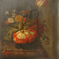 <b>Rachel</b> <b>Ruysch</b> (1664-1750) : « Nature morte au bouquet de fleurs »