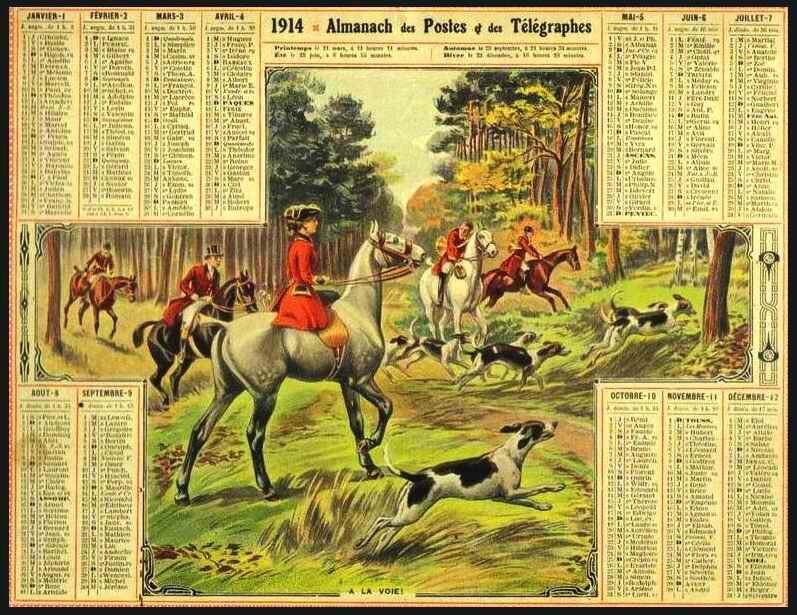Calendrier 1914