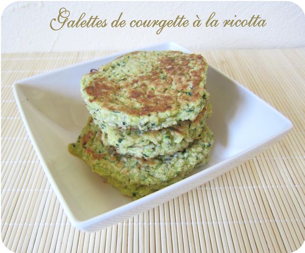 galettes ricotta courgette (scrap)