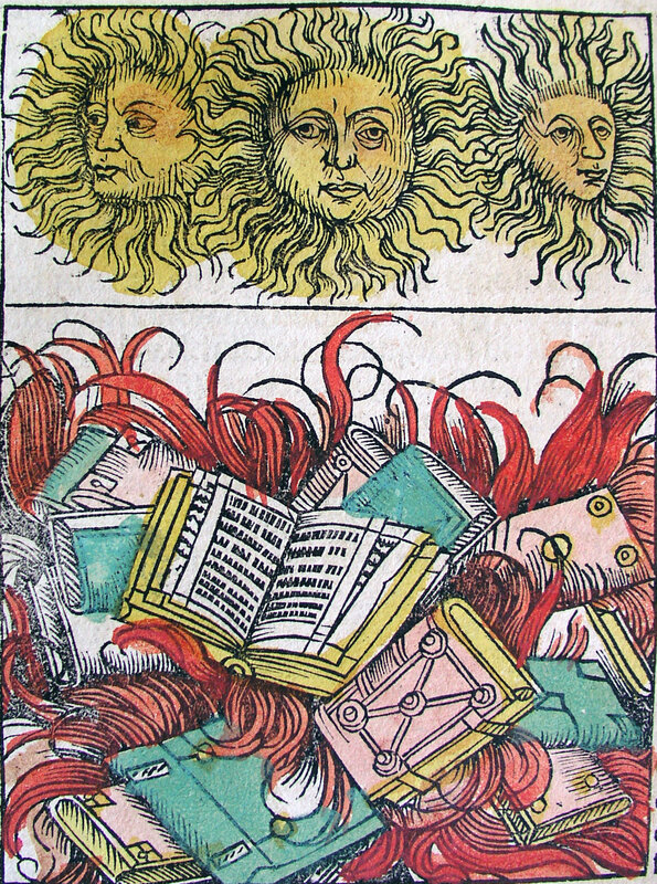 Nuremberg_chronicles_-_Suns_and_Book_Burning_(XCIIv)