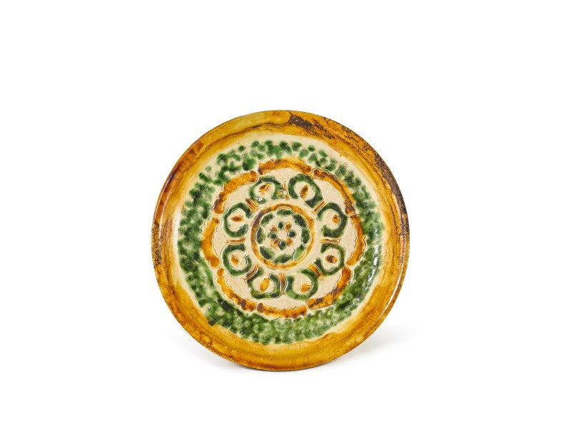 A sancai-glazed 'floral' dish Tang dynasty