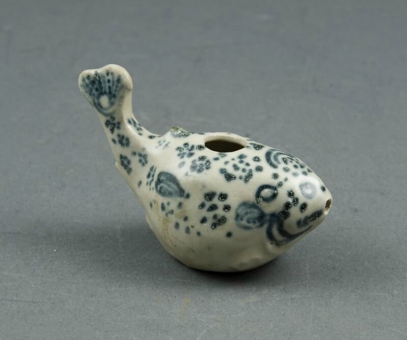 Miniature Water Dropper in the Shape of a Blowfish, 15th century