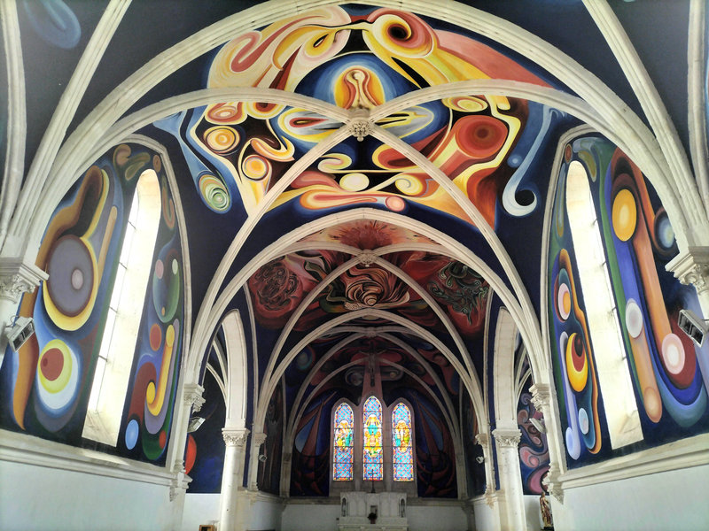Le Menoux, église Notre Dame, fresque (87)