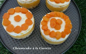 Cheesecake carotte