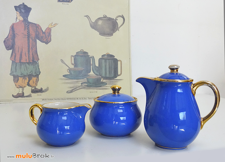 SERVICE-VILLEROY-BOCH-BLEU-OR-Thé-1-DEYROLLE-muluBrok-Vintage