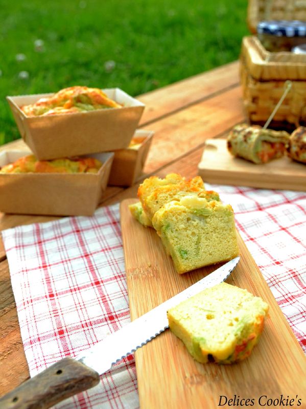 cake chou cabus chevre amandes IG bas