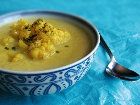 Soupe de choux fleur a l indienne les miam miam d Annabel