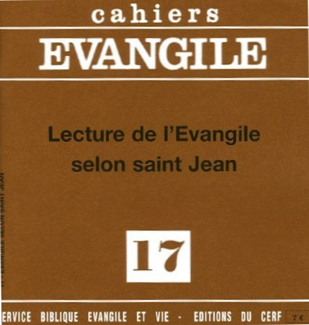 Annie Jaubert, Cahier évangile 17