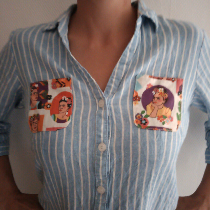 poches-customisées-Frida-Kahlo