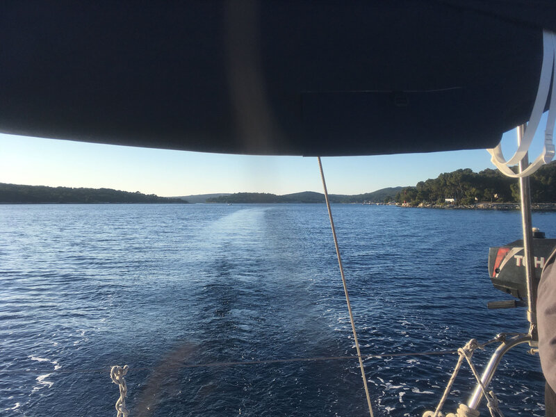 Mali Losinj, partie nord du lagon, dimanche 15 mars 2020