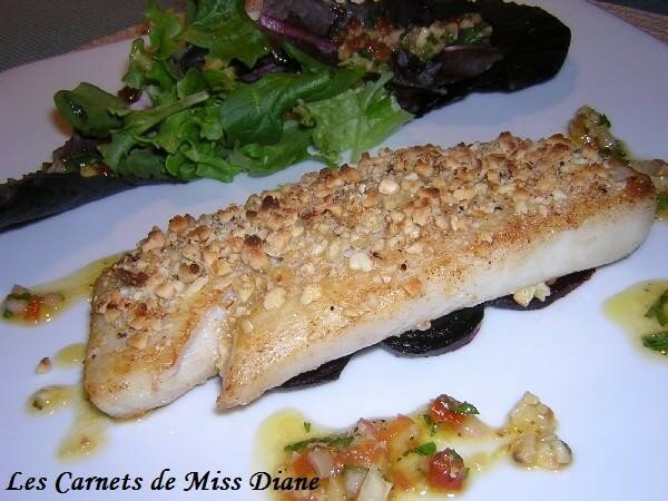 Mahi-mahi en croûte d'amandes