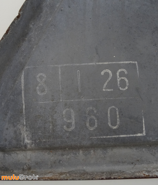 Panneau signalisation 1960 c