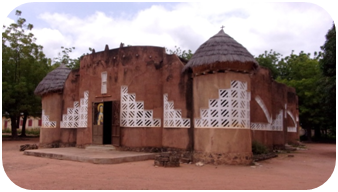 Eglise catholique de Manta commune de Boukoumbé rappelle celle des Tatas Sambas de la région