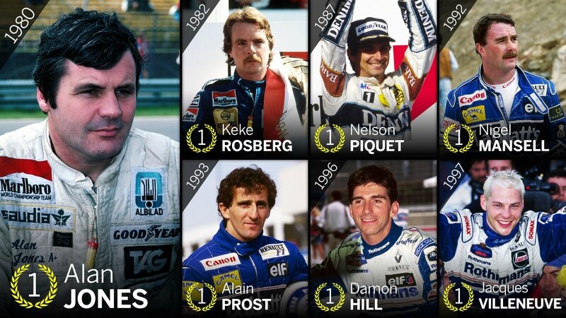 williams great 7 titres