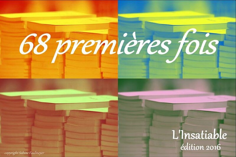 68 PREMIERES FOIS EDITION 2016