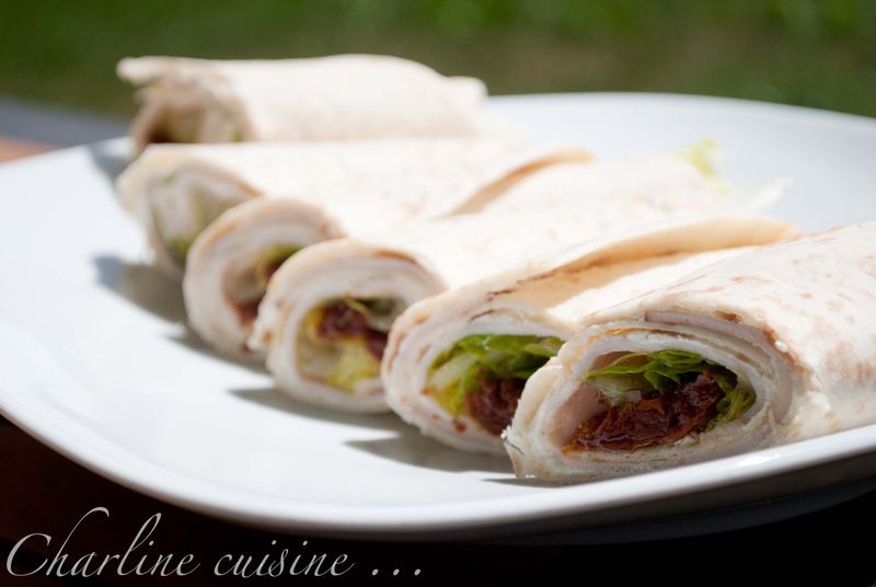 Petits wraps pour un lunch sur le pouce Petits wraps pour un lunch sur le pouce