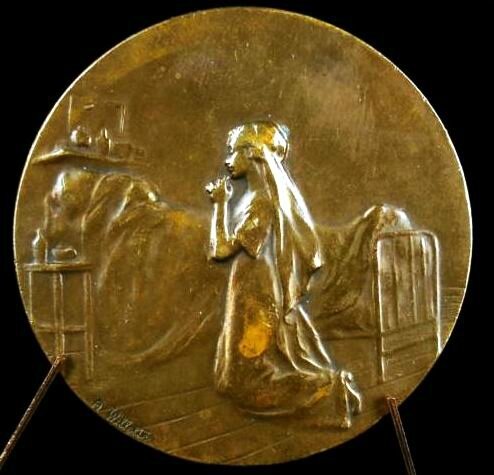Médaille métal Willette 1916