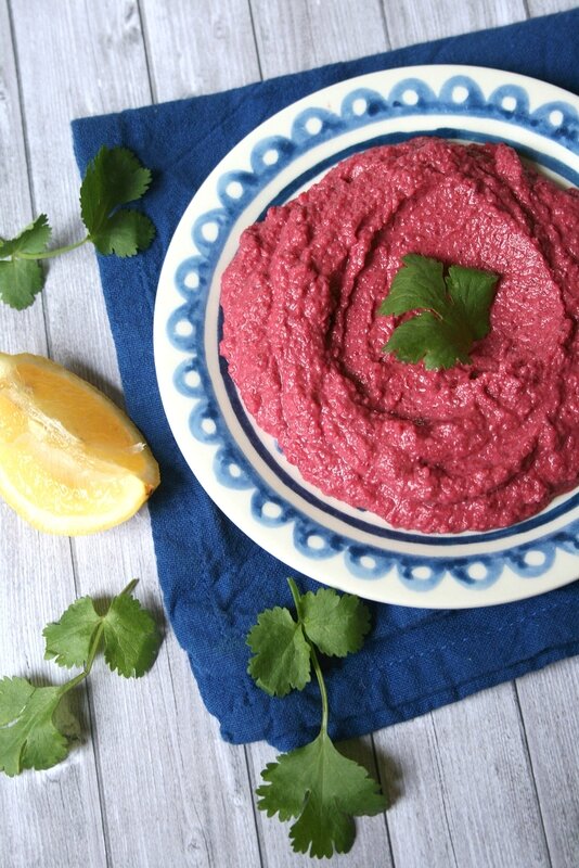 Hummus aux betteraves