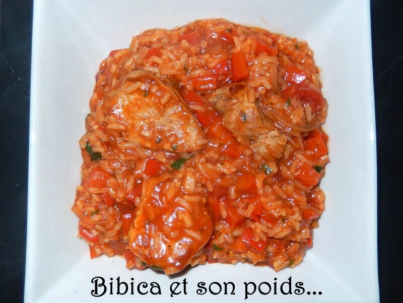 Filet mignon de porc à l'espagnole