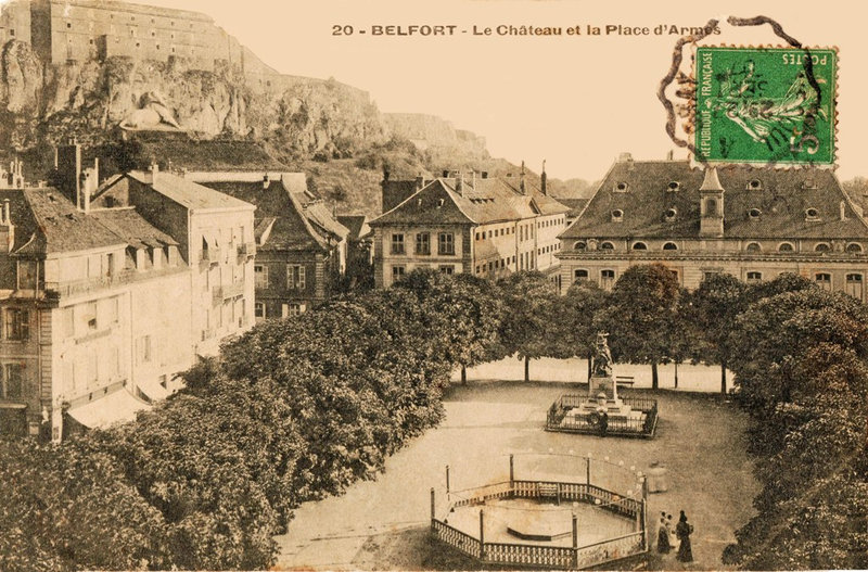 CPA Belfort Ancien kiosque 1903-05