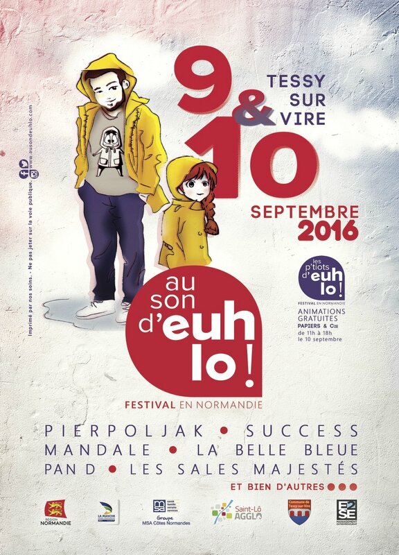 festival Au Son d'Euh Lo 2016 Tessy sur Vire flyer visuel affiche