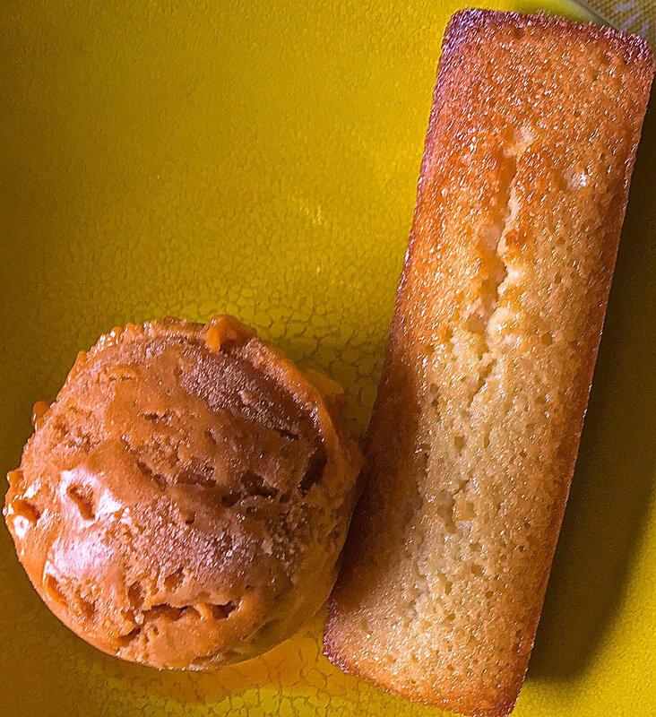 sorbet à l'abricot - financier