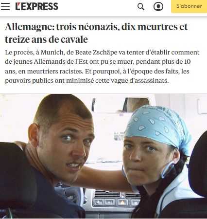 2022-01-16 14_54_32-Allemagne_ trois néonazis, dix meurtres et treize ans de cavale - L'Express - Op