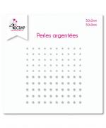 embellissement-scrapbooking-carterie-autocollant-perles-argentees