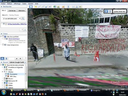 photo GoogleEarth 10 rue Xaintrailles