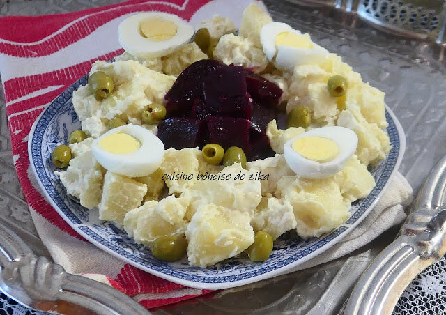 salade pommes de terre betteraves mayonnaide _ l'ail 1