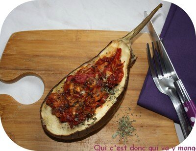 aubergines farcies sans gluten et sans lactose qui c 'est donc qui va y manger (1)