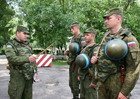 soldats du bataillon de paix en Transnistrie