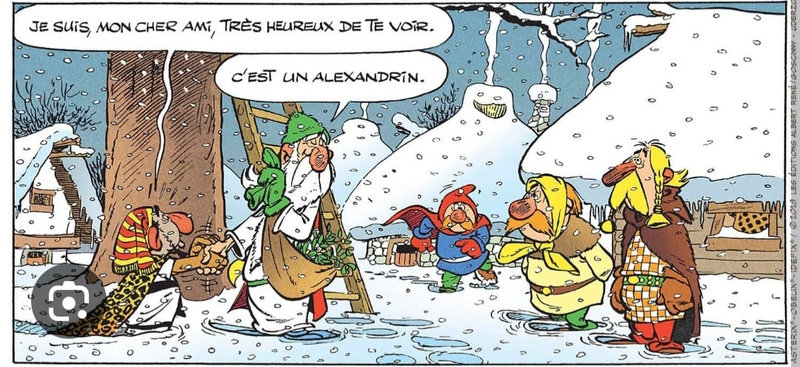 L'alexandrin dans Asterix